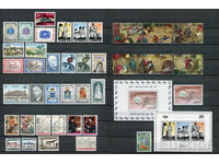 Βέλγιο 1967. MnH + 1 μπλοκ MH - σειρές και μεμονωμένα γραμματόσημα