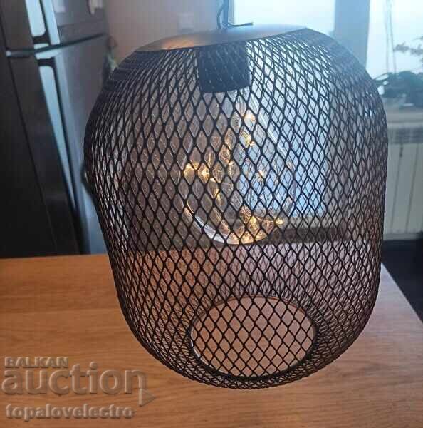 ΝΕΟ! LED Κρεμαστό Φωτιστικό, μεταλλικό, με χρονοδιακόπτη, με μπαταρίες - 6