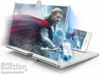 NOU! Lupă HD de 10" pentru ecranul telefonului, mărire 2-4X