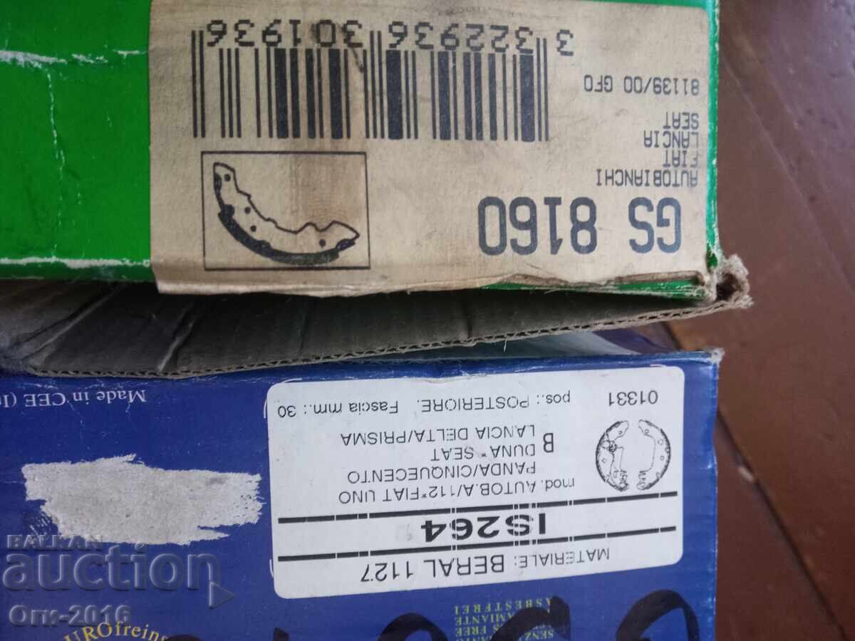 Rear brake pads for Fiat Uno, Panda, Cinquecento, Duna, Seat - 6