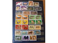 Album clasor mare cu timbre poștale din perioada socialistă (de la "Soc")