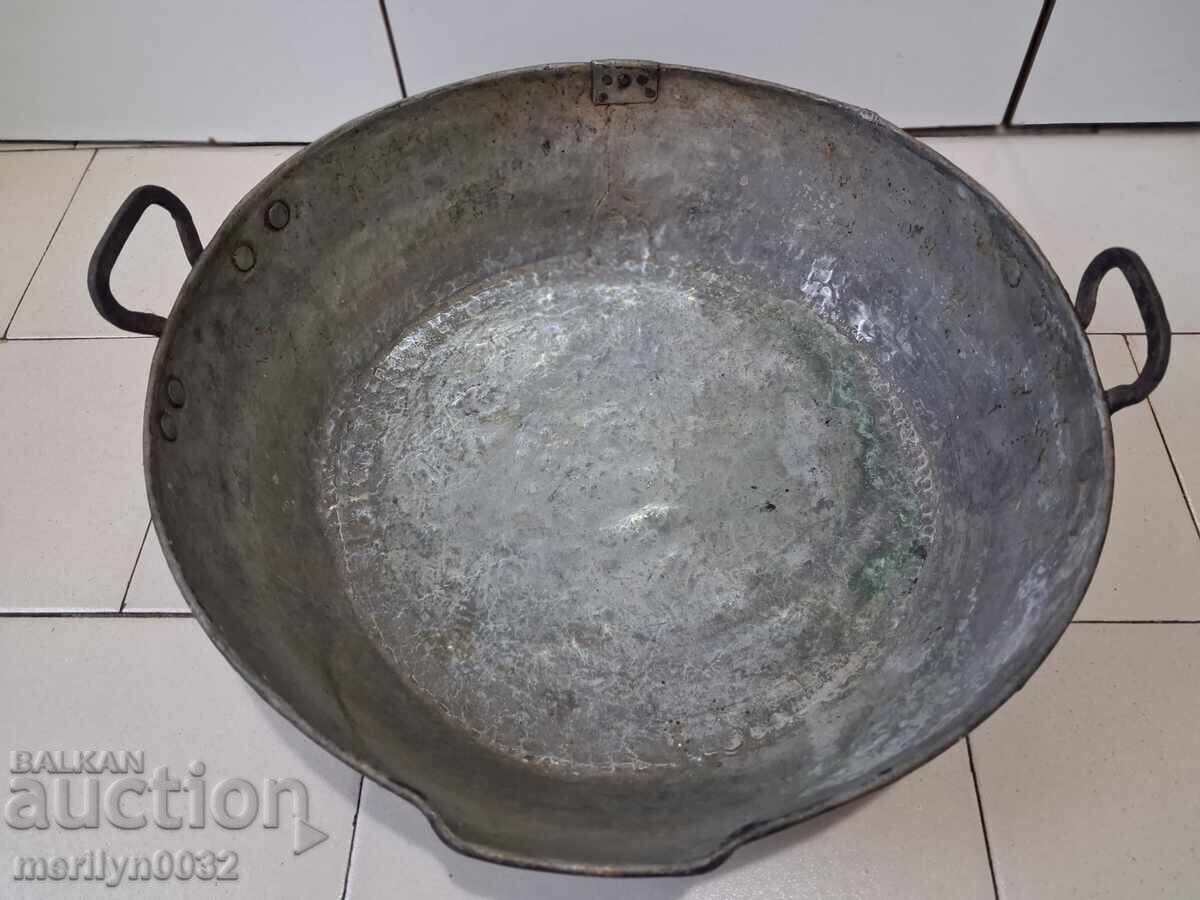 Χάλκινο ταψί, χάλκινο σκεύος, χαλκός, πιατάκι, χαλκός, ταψί, δίσκος με τιμή 99.00 BGN | € 50.62