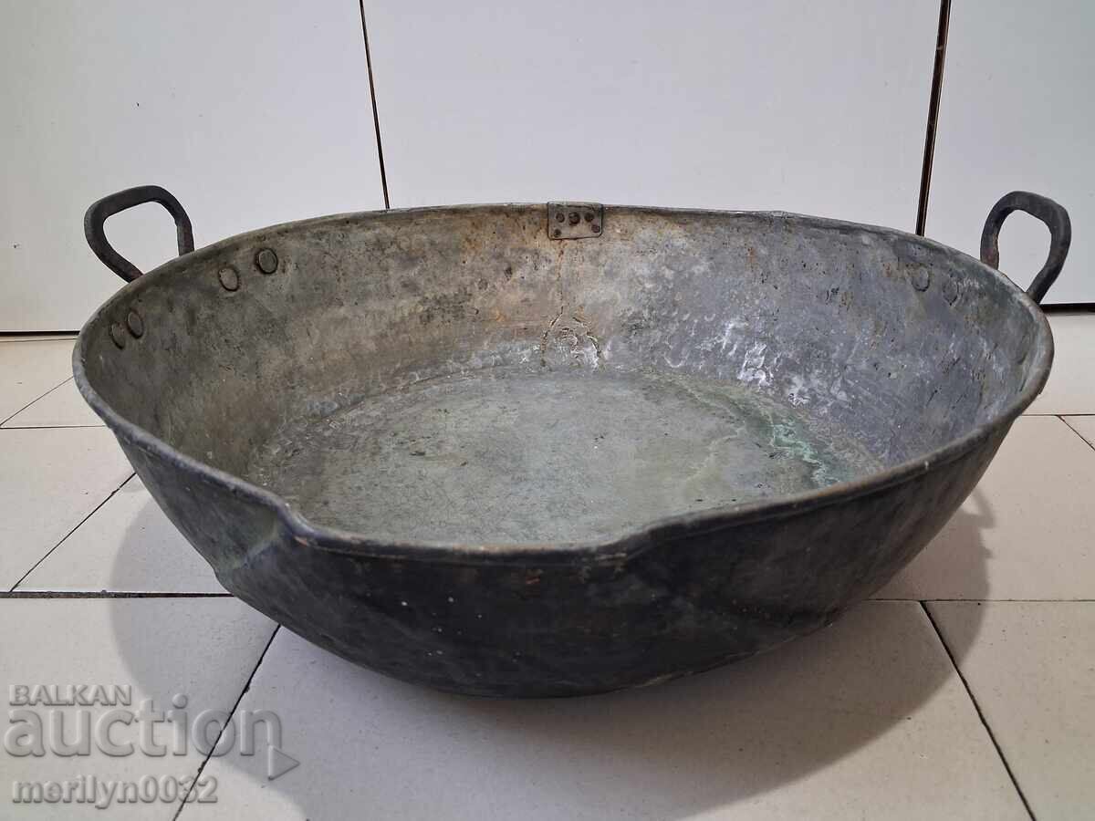 Χάλκινο ταψί, χάλκινο σκεύος, χαλκός, πιατάκι, χαλκός, ταψί, δίσκος