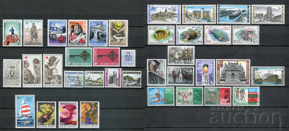 Βέλγιο 1968 MnH - σειρές και μεμονωμένα γραμματόσημα