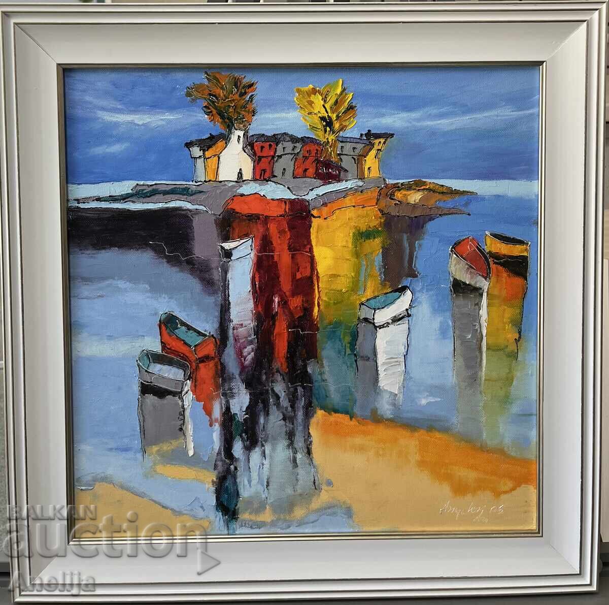 Abstract seascape Sozopol Abstract seascape Sozopol