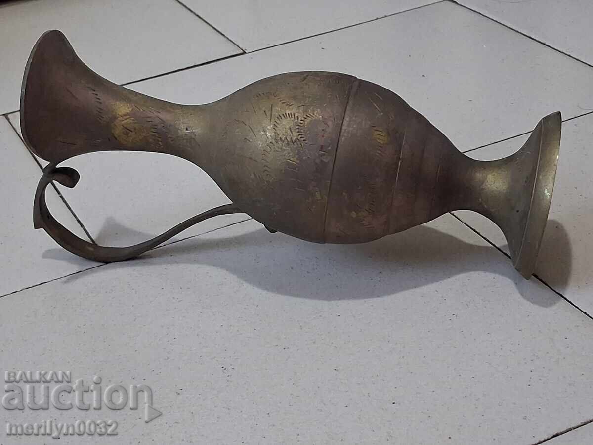 Δημοπρασία Ορειχάλκινη κανάτα εσωτερικού χώρου μεταλλικό δοχείο