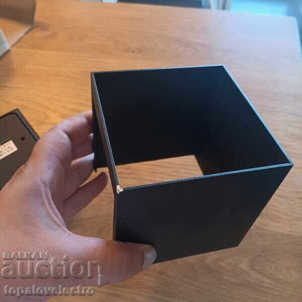 Δημοπρασία Αδιάβροχο LED φωτιστικό, απλίκα, 12W IP65, 3000K, μαύρο