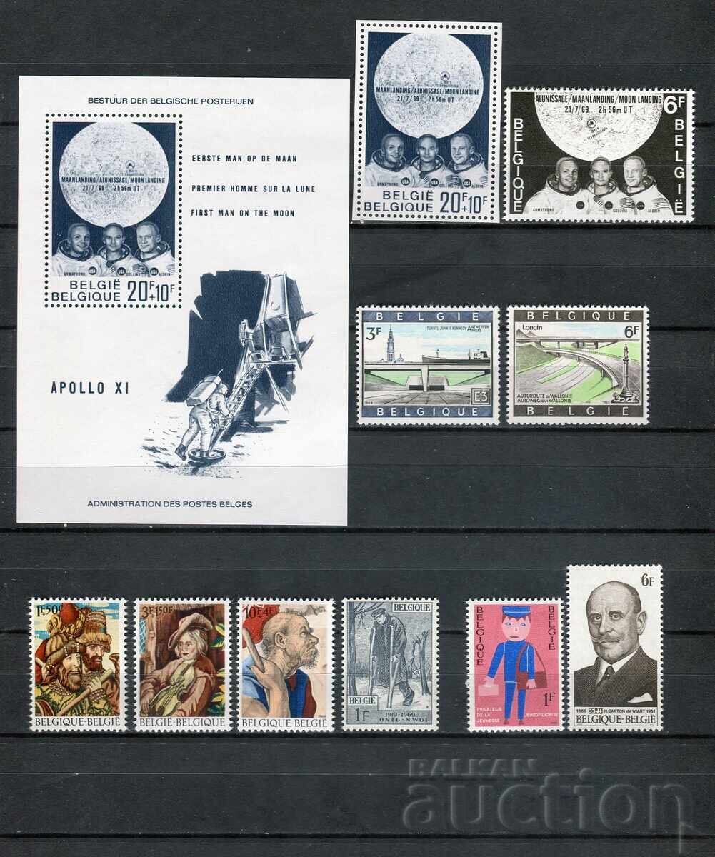 Auction Belgium 1969. MnH - Series and Single Stamps Auction Belgium 1969. MnH - Series and Single Stamps