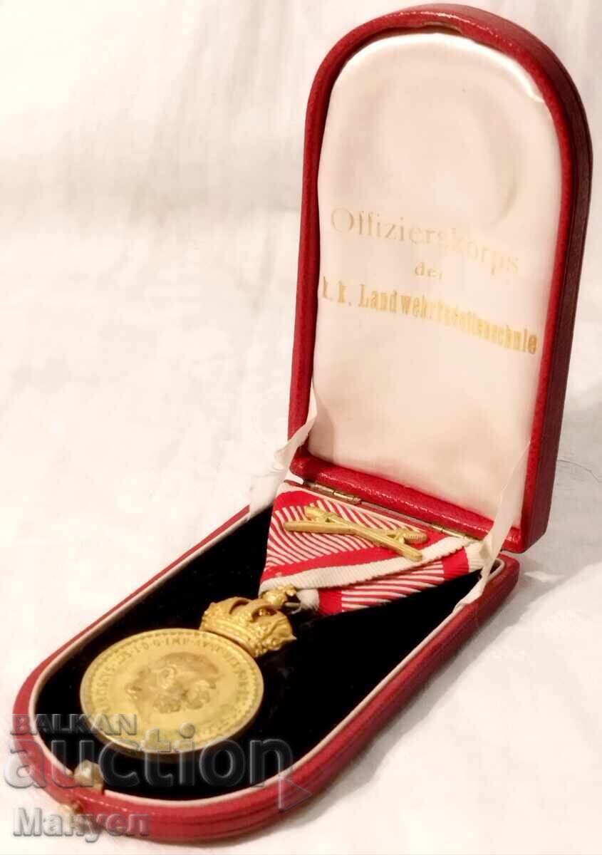 Austro-Hungarian medal "For Military Merit" with price 650.00 BGN | € 332.34 Austro-Hungarian medal "For Military Merit" with price 650.00 BGN | € 332.34