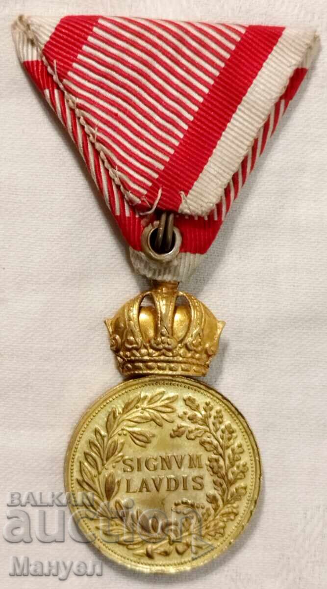 Delivery of Austro-Hungarian medal "For Military Merit" Delivery of Austro-Hungarian medal "For Military Merit"