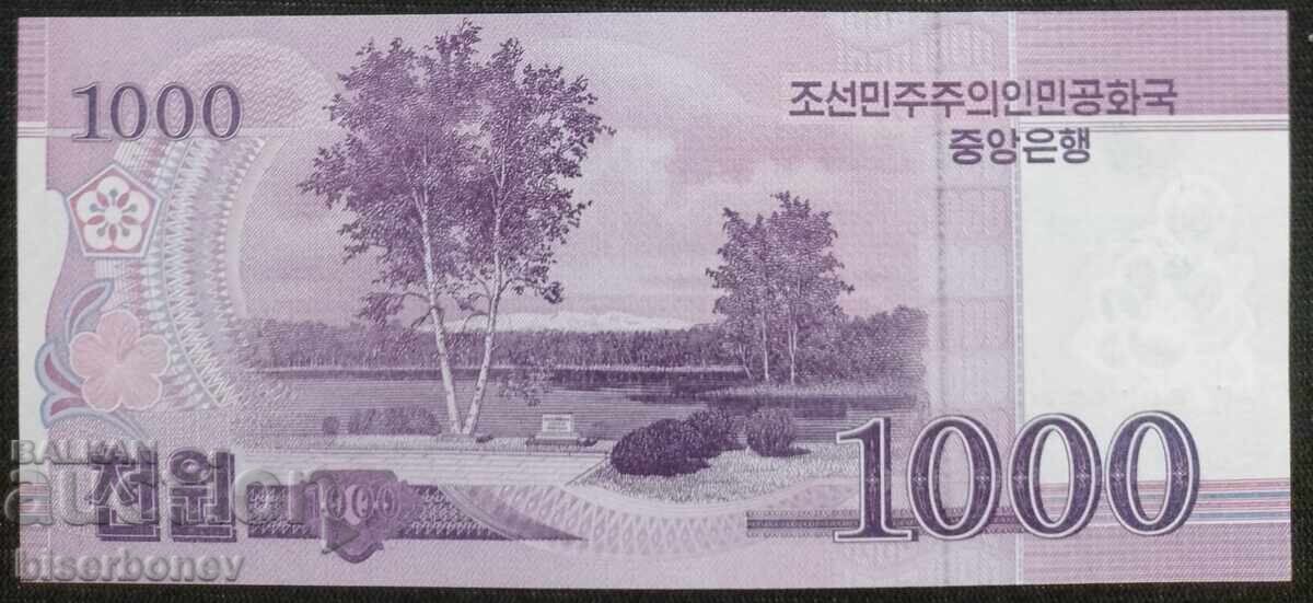 1000 North Korean Won, UNC with price 5.00 BGN | € 2.56 1000 North Korean Won, UNC with price 5.00 BGN | € 2.56