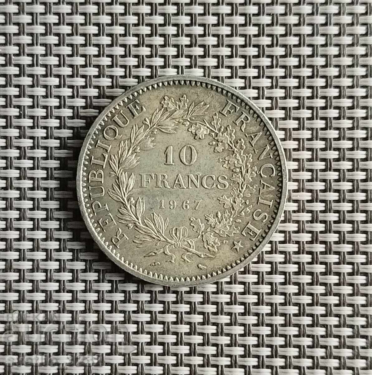 10 Francs 1967 Hercules