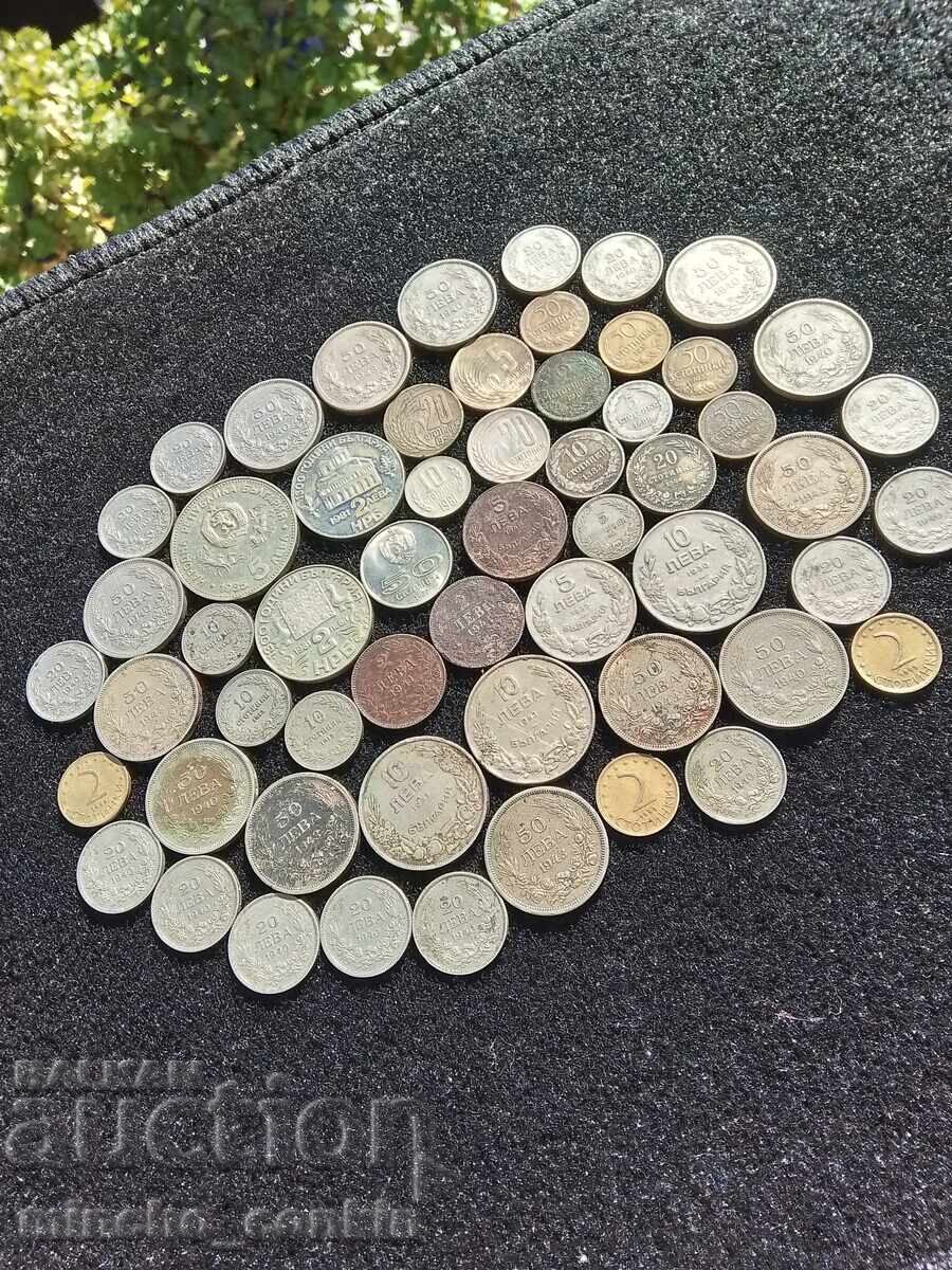 Lot of Bulgarian coins