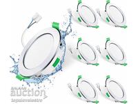 NOU! Spoturi LED încastrate 7W, dimabile, 3 culori, 6 buc/