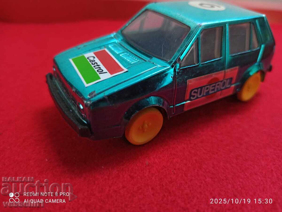 Old toy collector car VW Golf 1 Old toy collector car VW Golf 1