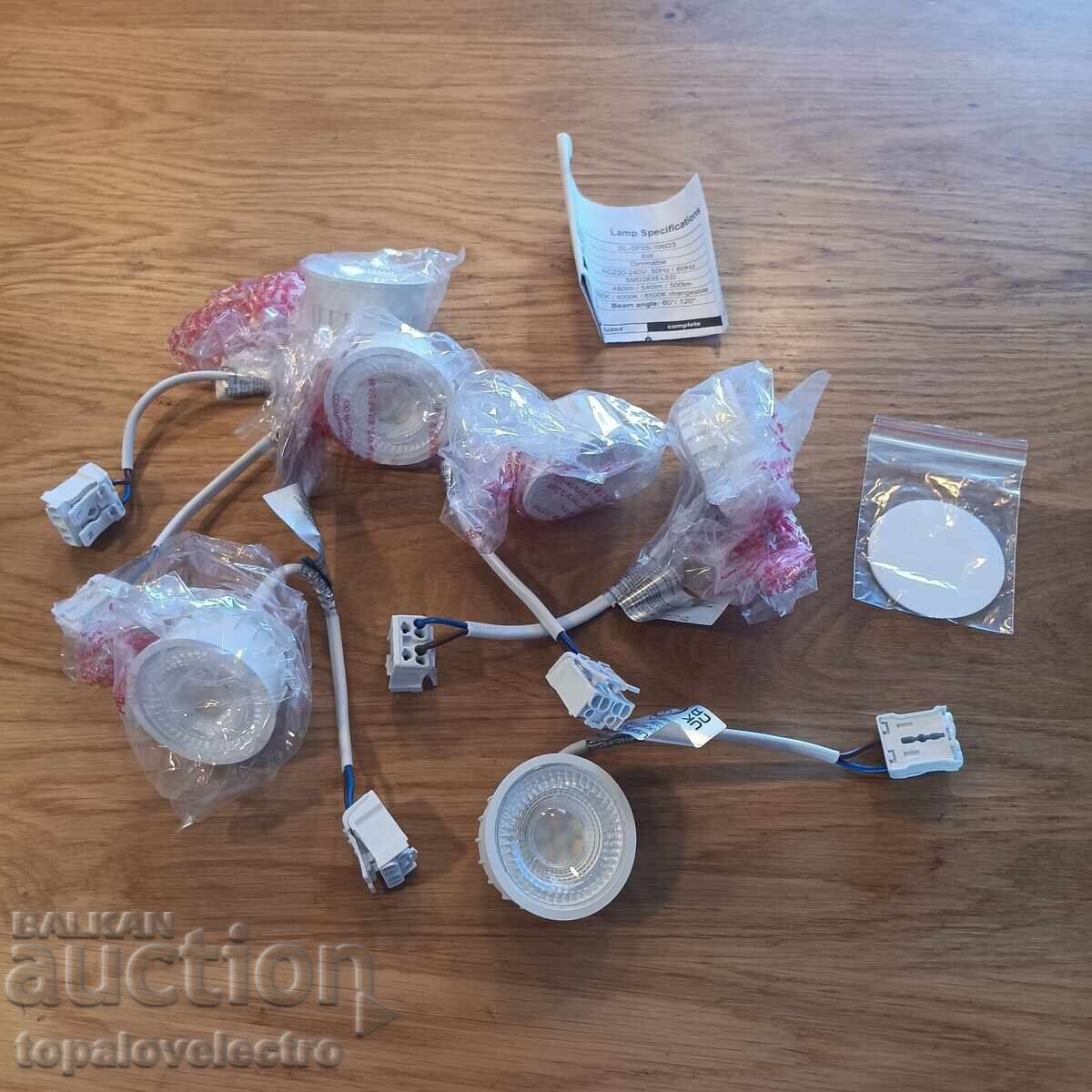 NEW! LED recessed spotlights 6W, dimmable, 3 colors, 6 pcs/ with price 18.00 BGN | € 9.20 NEW! LED recessed spotlights 6W, dimmable, 3 colors, 6 pcs/ with price 18.00 BGN | € 9.20