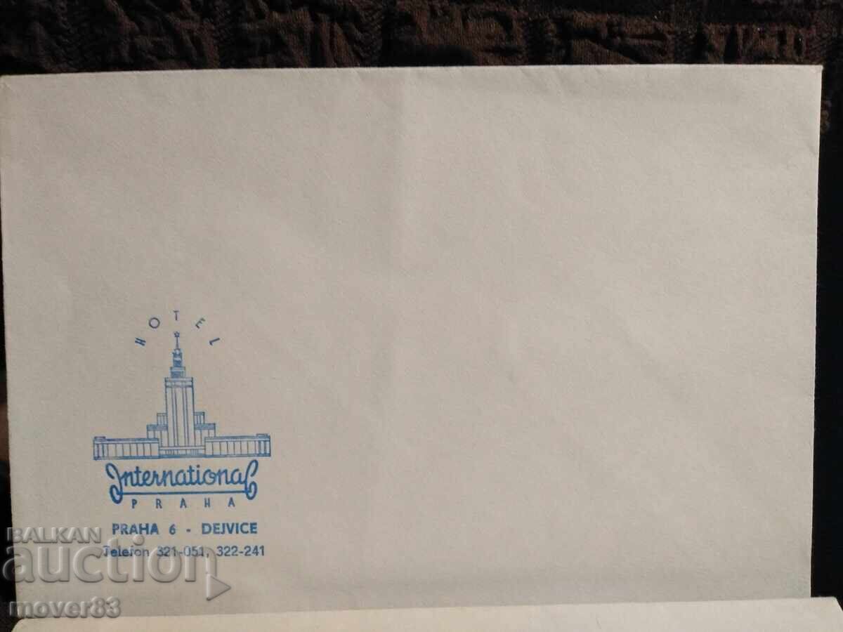 Social. Postal envelopes. Hotel "International" - Prague with price 0.35 BGN | € 0.18 Social. Postal envelopes. Hotel "International" - Prague with price 0.35 BGN | € 0.18