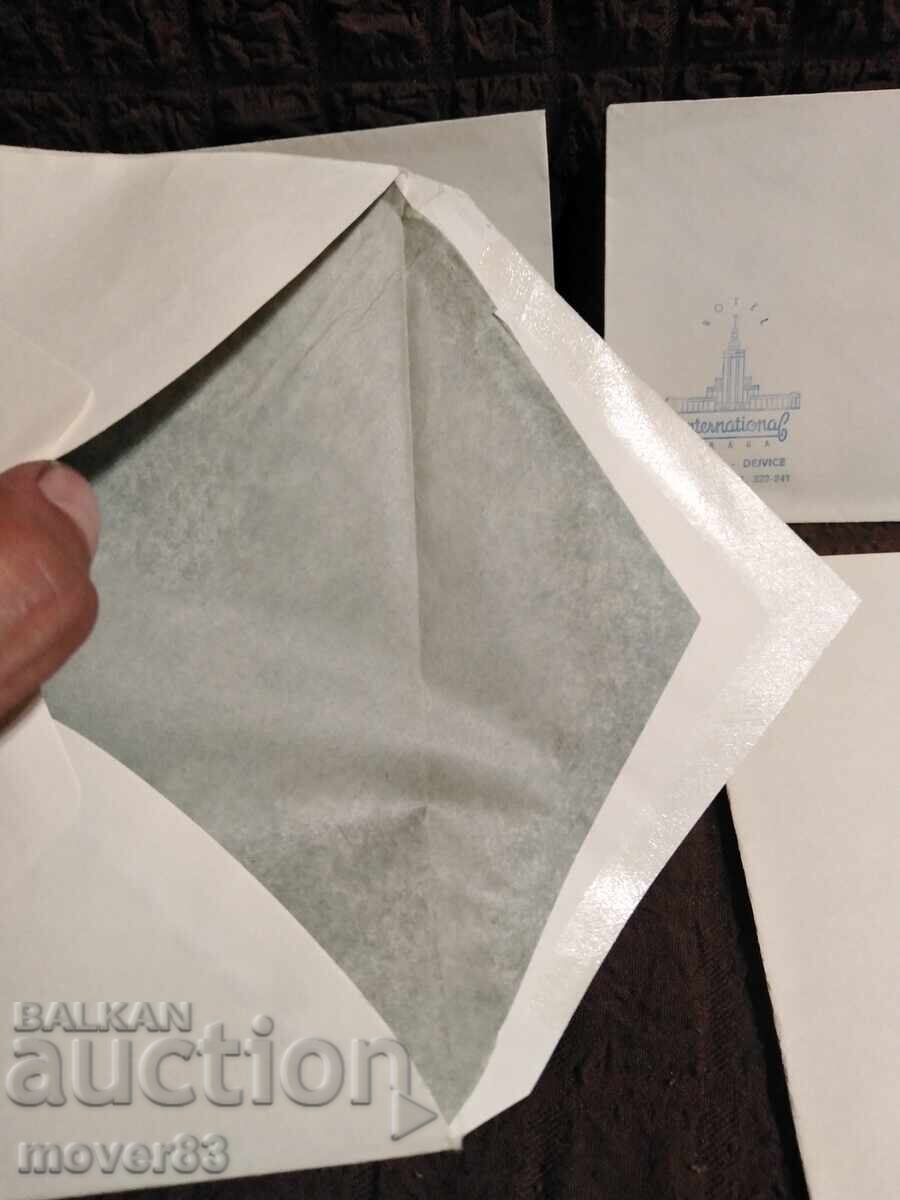 Auction Social. Postal envelopes. Hotel "International" - Prague Auction Social. Postal envelopes. Hotel "International" - Prague