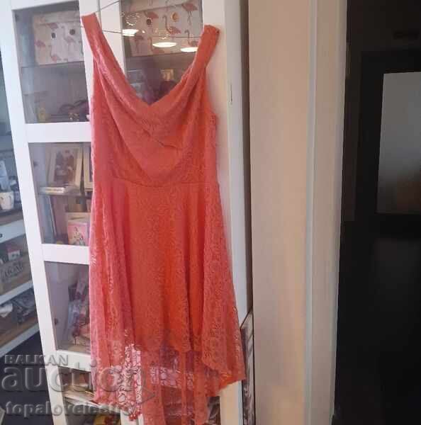 Auction  NEW! Stylish, formal dress with bare shoulders, A-line cut, 3XL, ko