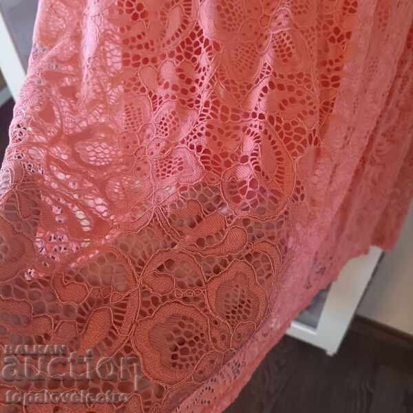 NEW! Stylish, formal dress with bare shoulders, A-line cut, 3XL, ko - 6