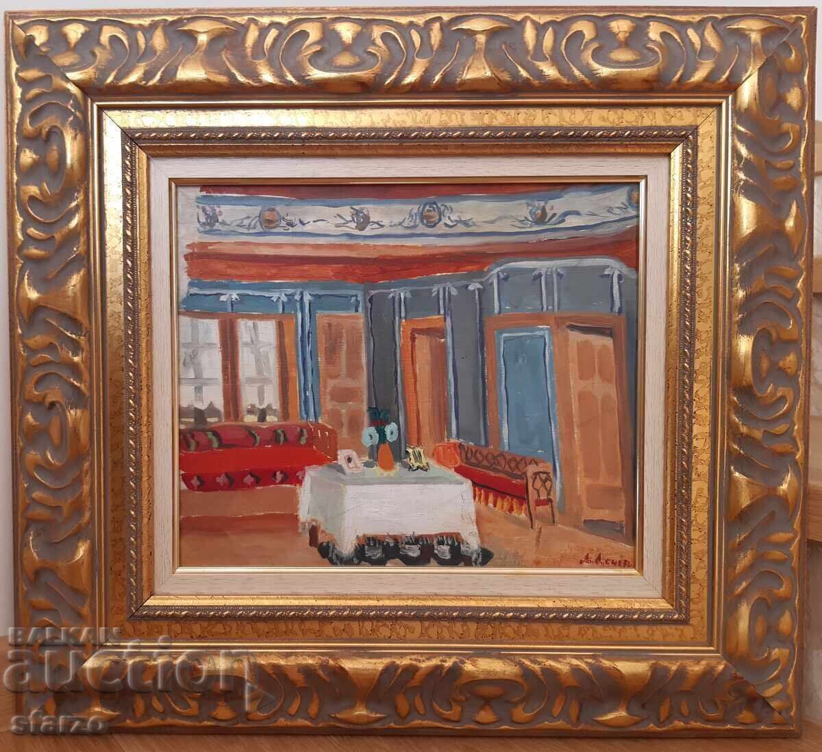 Tablou vechi "Cameră renascentistă" D.Dechev cu preț € 890.00 | 1740.70 BGN