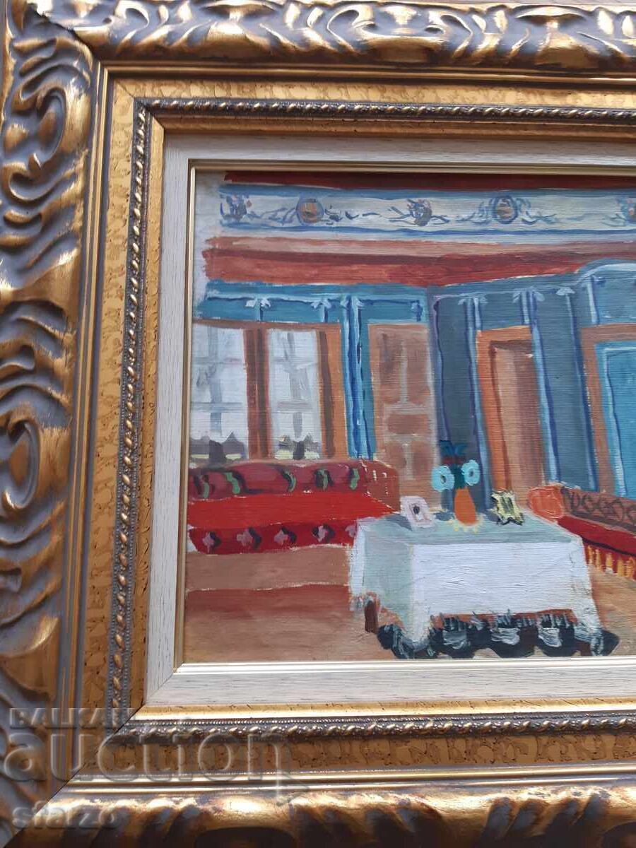 Livrarea Tablou vechi "Cameră de renaștere"