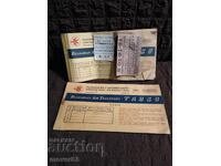 Social. Old airplane tickets. "Tabso"