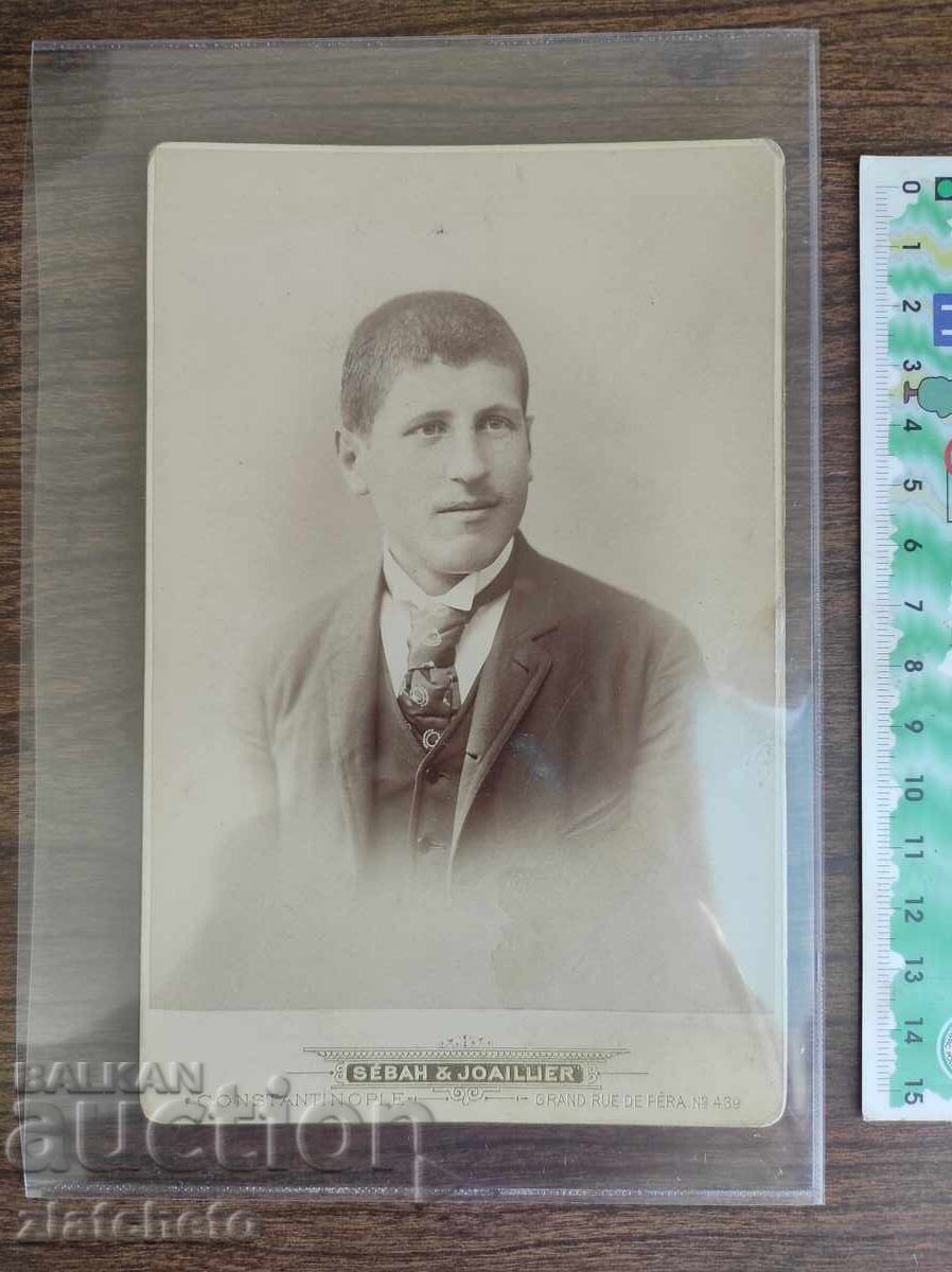 Παλιά φωτογραφία σε χαρτόνι - ατελιέ Sebah & Joaillier