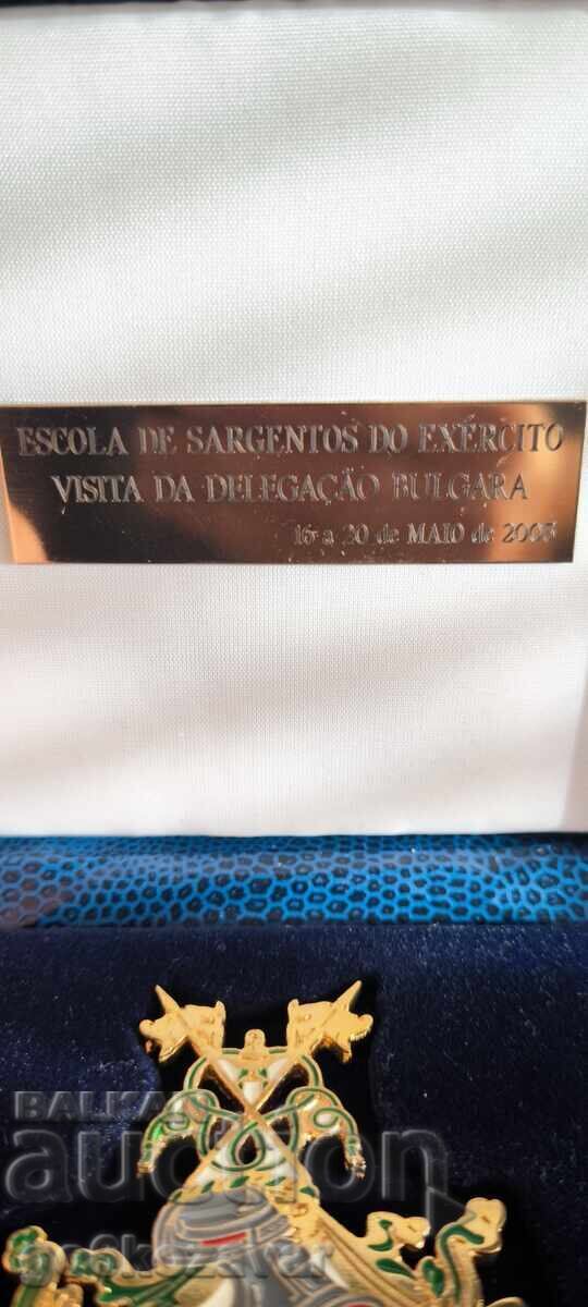 Plachetă placă comemorativă ! cu preț 8.90 BGN | € 4.55