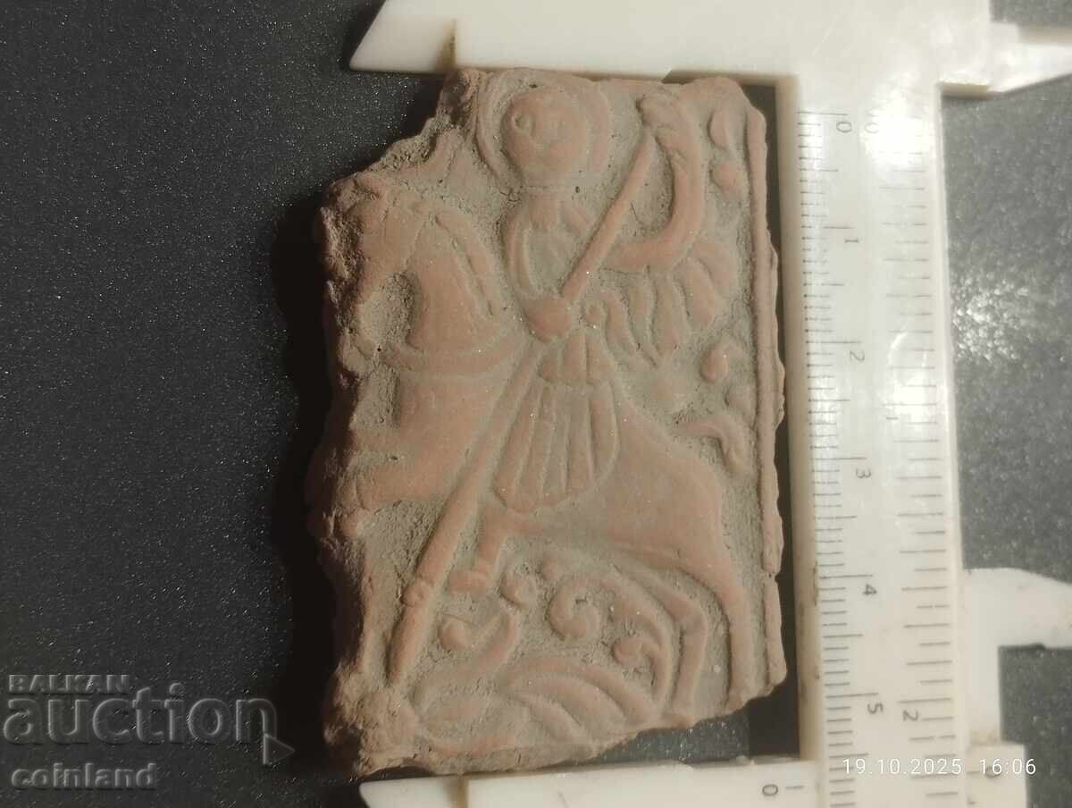 Auction  Antique Ceramic Tile REPLICA REPRODUCTION