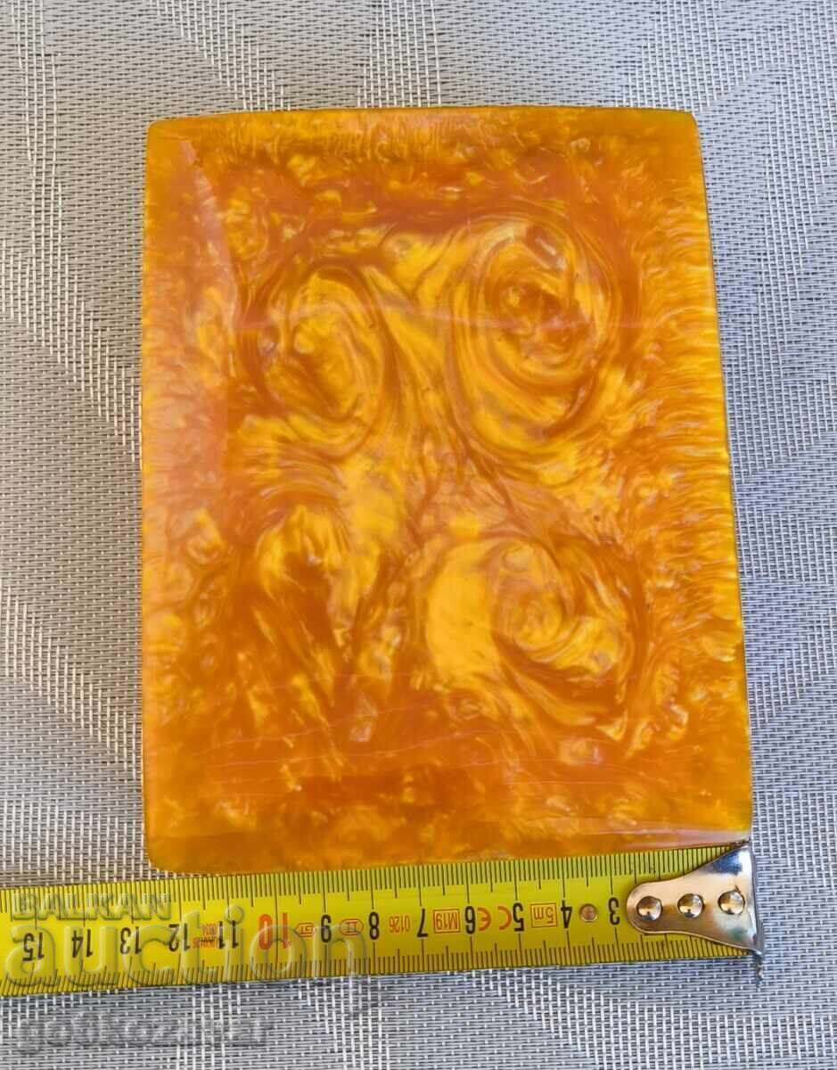 Bulgarian jewelry box artificial amber Catalin NRB - 5
