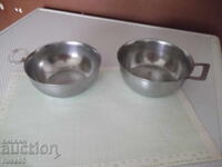 Lot of 2 alpaca cups