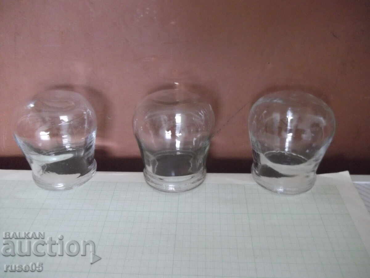 Аукцион Лот от 3 бр. стъклени вендузи