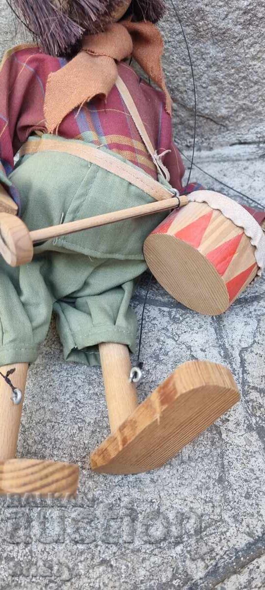 Delivery of Marionette. Wooden Doll Delivery of Marionette. Wooden Doll
