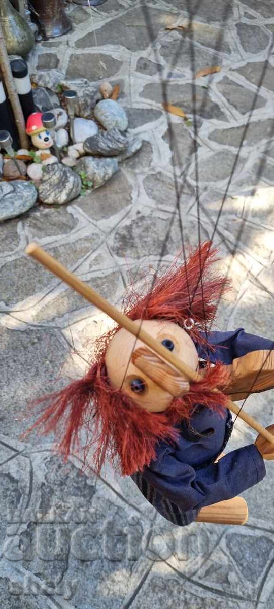 Marionette. Wooden Doll with price 70.00 BGN | € 35.79 Marionette. Wooden Doll with price 70.00 BGN | € 35.79