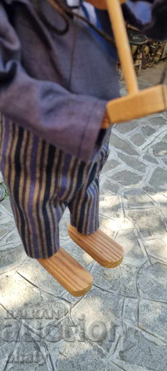 Delivery of Marionette. Wooden Doll Delivery of Marionette. Wooden Doll