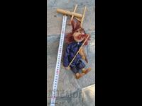 Marionette. Wooden Doll