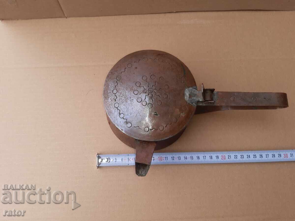 Cazan vechi de cupru pentru țuică fiartă, ibric, cană - 5