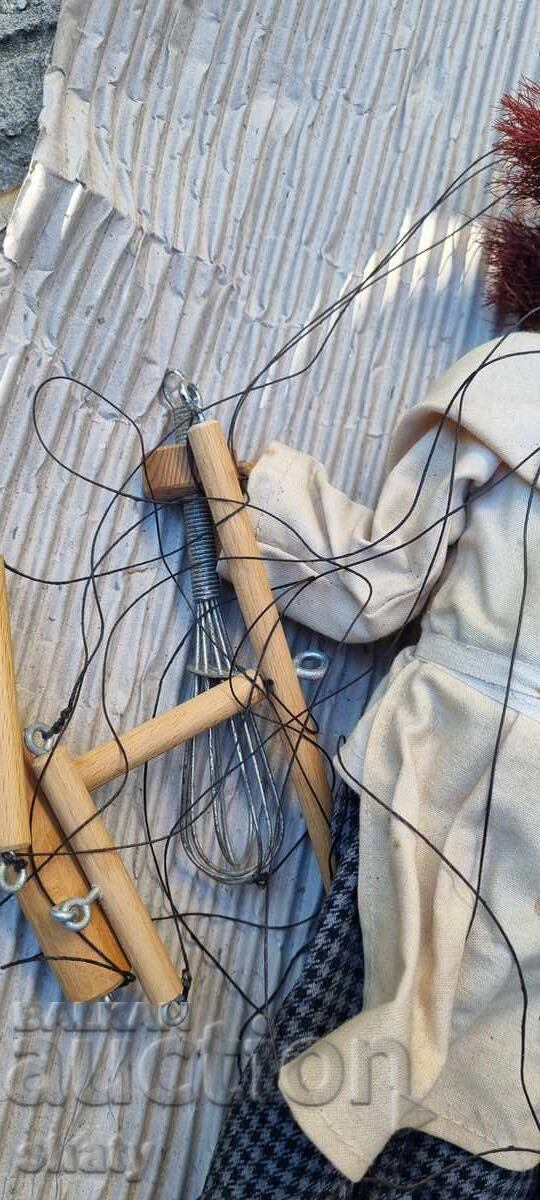 Μαριονέτα. Ξύλινη Κούκλα με τιμή 120.00 BGN | € 61.36