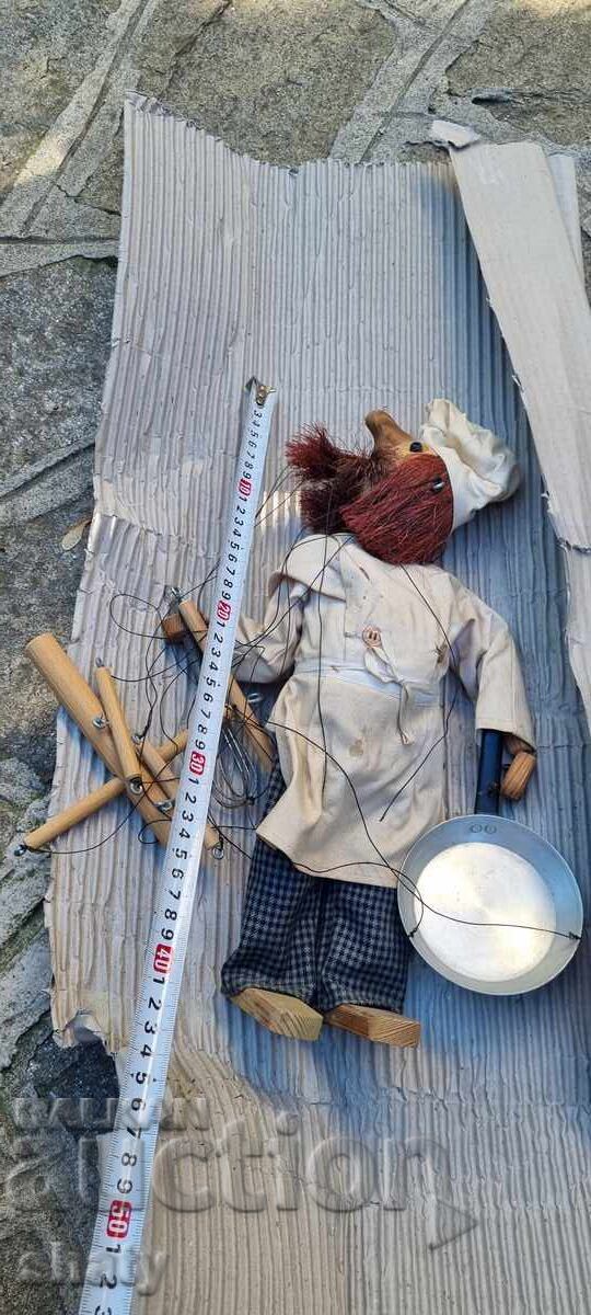 Μαριονέτα. Ξύλινη Κούκλα