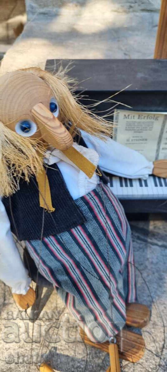 Marionette. Wooden Doll with price 90.00 BGN | € 46.02