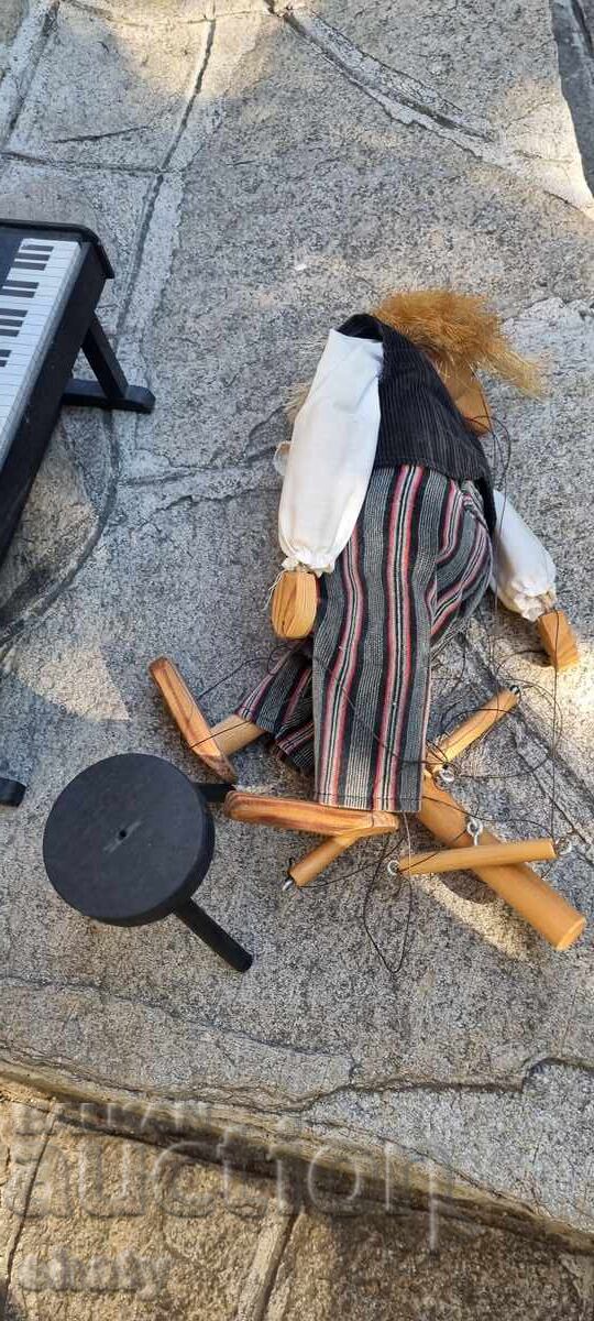 Marionette. Wooden Doll - 5