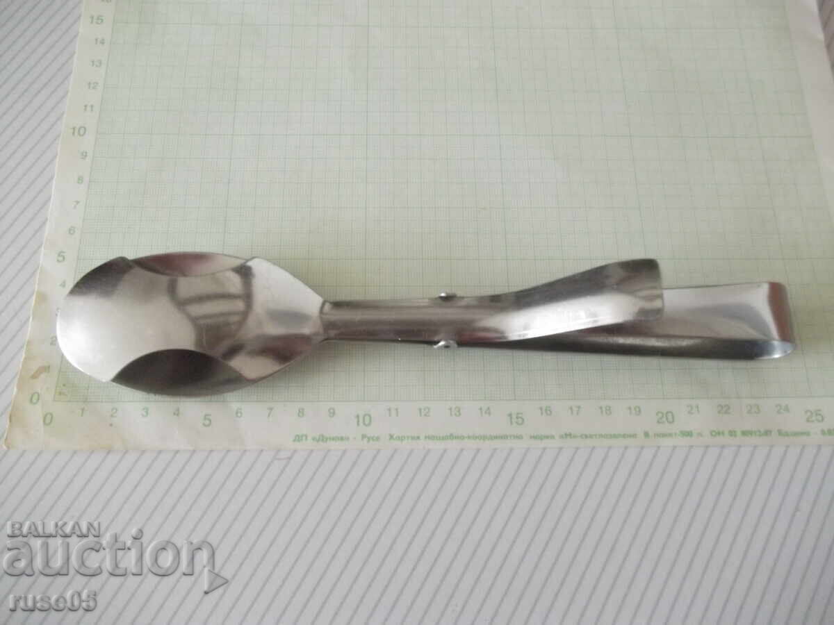 Щипка "☭ В.Търново" за сервиране на салата с цена 15.00 лв. | € 7.67