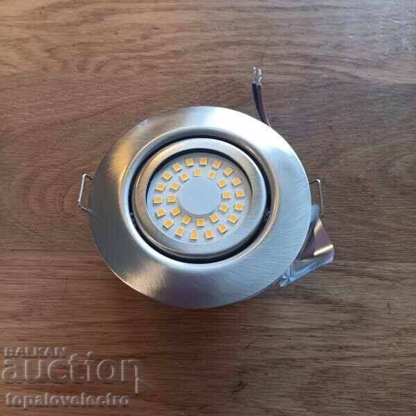 Παράδοση ΚΑΙΝΟΥΡΓΙΑ! LED φωτιστικά οροφής 6W, θερμό φως, 6 τμχ/σετ