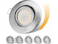 NOI! Spoturi LED încastrate 6W, lumină caldă, 6 buc/set