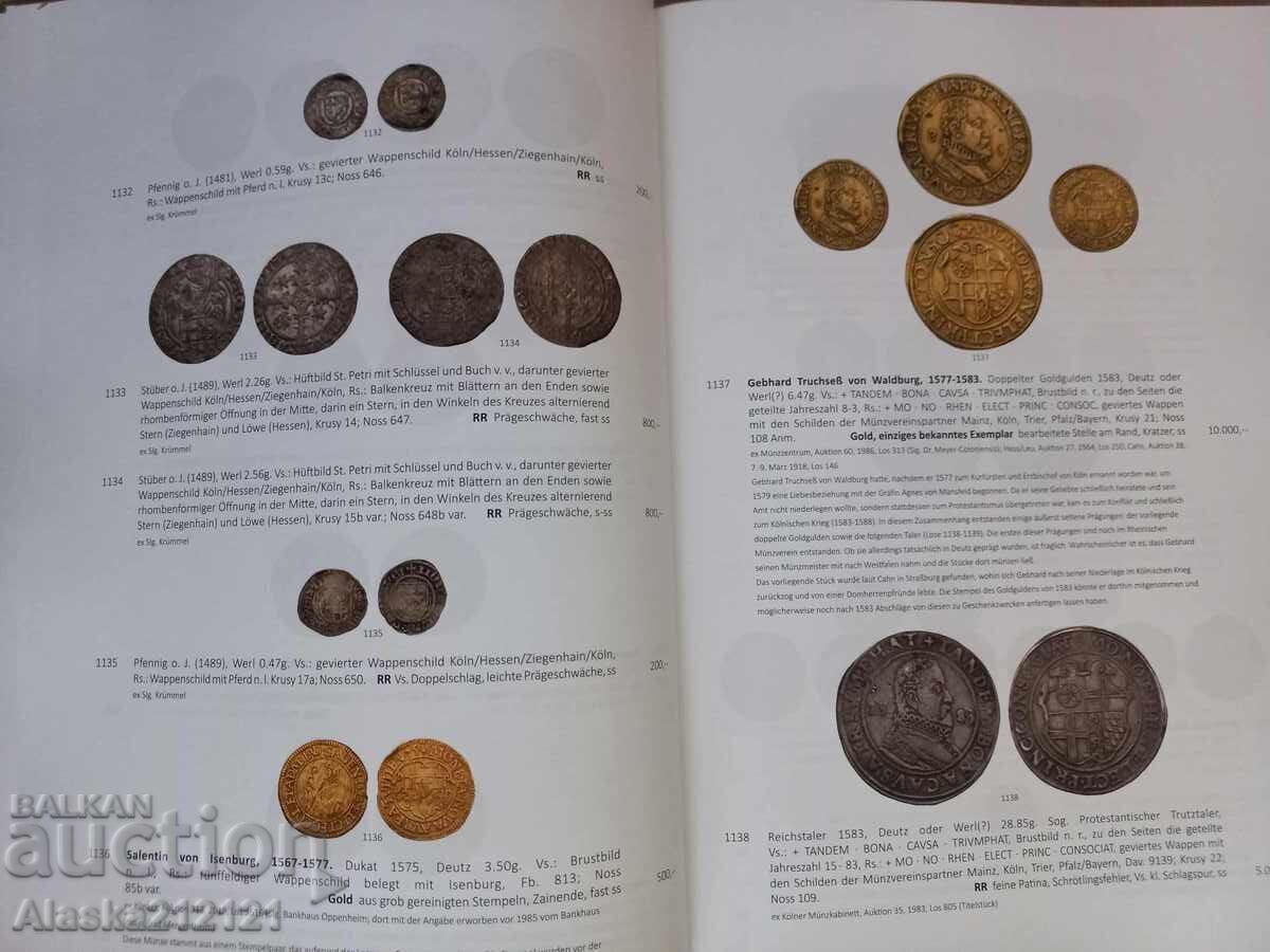 Delivery of Numismatics - Auction catalog for medieval coins