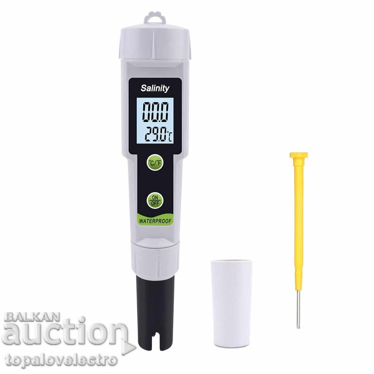 ΚΑΙΝΟΥΡΙΟ! Ψηφιακός ελεγκτής αλατότητας και Θ, για ενυδρεία, πισίνα