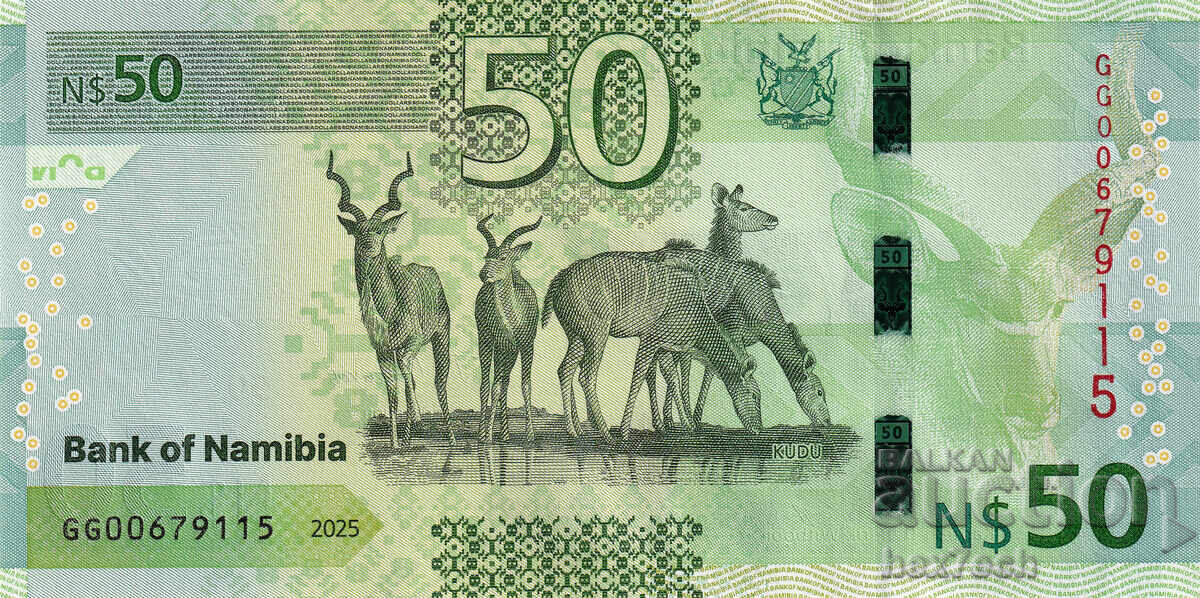 Licitație ❤️ ⭐ Namibia 2025 50 dolari UNC nouă ⭐ ❤️ Licitație ❤️ ⭐ Namibia 2025 50 dolari UNC nouă ⭐ ❤️