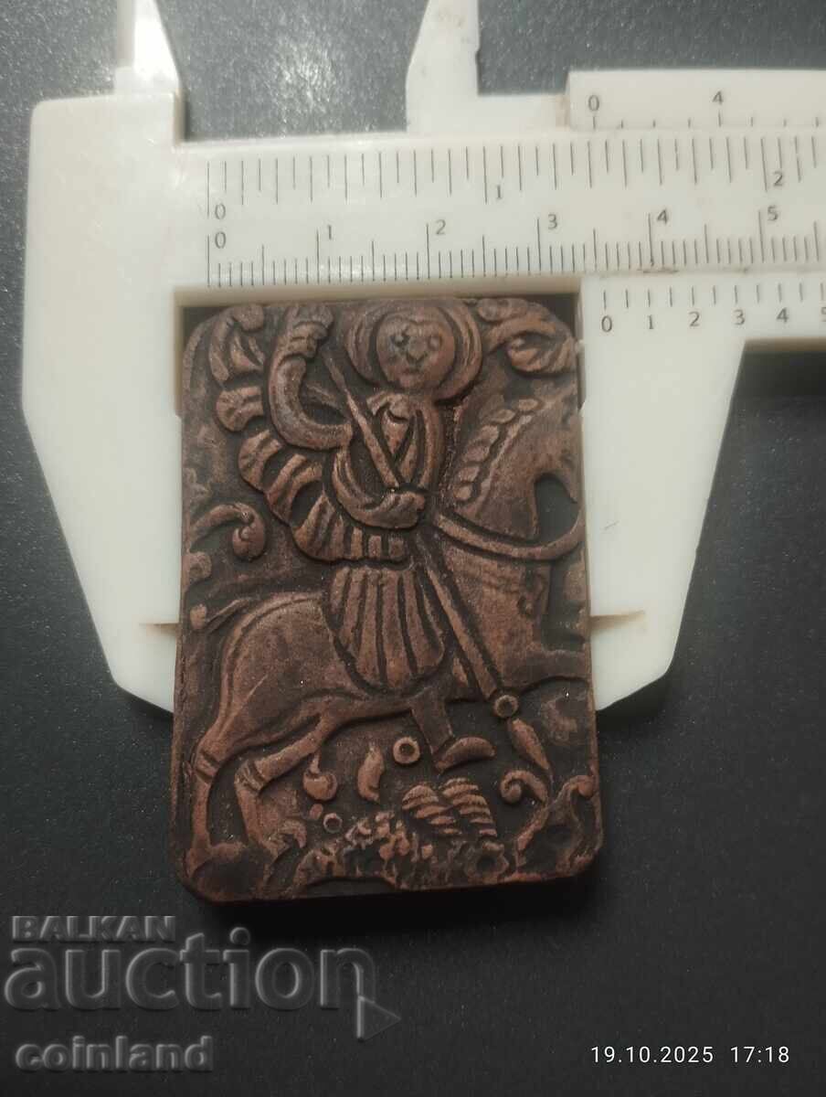 Αντίκα κεραμική πλάκα ΑΝΤΙΓΡΑΦΟ ΑΝΑΠΑΡΑΓΩΓΗ με τιμή 3.00 BGN | € 1.53