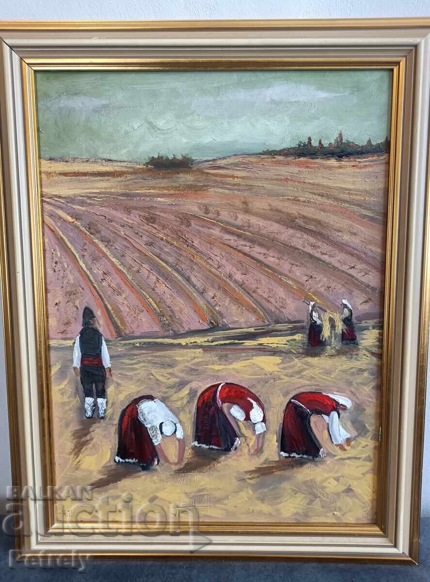 Large oil painting with price 300.00 BGN | € 153.39 Large oil painting with price 300.00 BGN | € 153.39